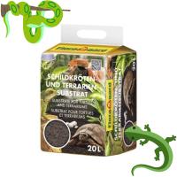 LUCKY REPTILE SUSTRATO Especial TERRARIOS. 20 Lts. Su óptima estructura ofrece una buena firmeza a las pisadas - Adecuado tanto para la puesta de huevos como para la hibernación de los animales - Minimiza el riesgo de congestión y de retención de huevos. - details 0