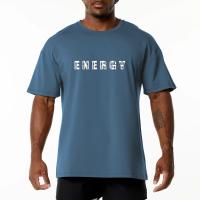 Camiseta De Fitness Para Hombre Camiseta Deportiva Suelta Con Mangas Cortas Para Gimnasio Ropa De Correr Camiseta De Bodybuilding - details 8