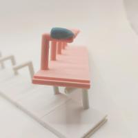 Exhibidor De Uñas Postizas Prácticas 5pcs Soporte Desmontable Para Entrenamiento De Uñas Postizas Plásticas Con Base Y Estante De Color De Tinte - details 1