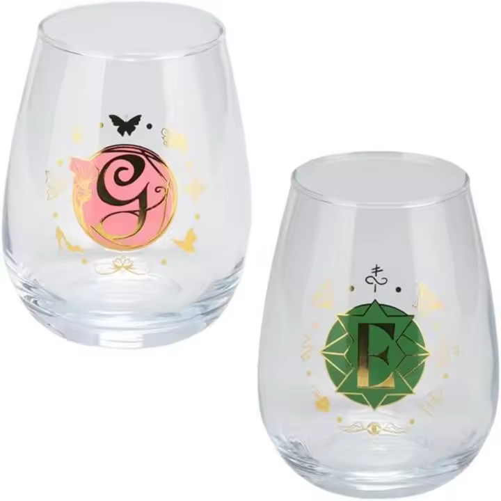 UNIVERSAL STUDIOS - Set de 2 vasos Wicked de cristal - 1