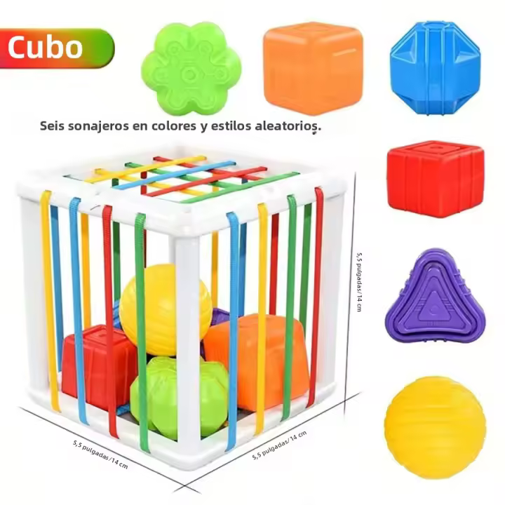 Juguete Educativo Montessori Para Bebés De 1-2 Años Juego De Aprendizaje Sensorial De Formas Adecuado Para Niños Y Niñas - 1