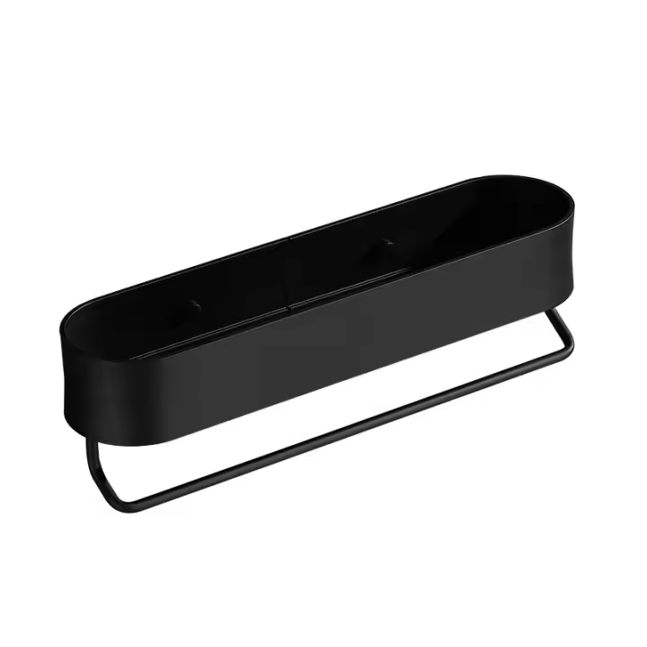 Estante de Baño de Aleación de Aluminio Verde Montado en la Esquina Mejoras del Hogar Herramientas - 1
