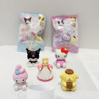 Set De 32 Piezas Eraser Figuras De Acción Kawaii Sanrio Hello Kitty Kuromi Melody Cinnamoroll Para Estudiantes Artículos De Papelería Juguete De Figura Completa Para Niños Y Adultos - details 2