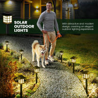 8 Pack Luces Solares Para Jardín Impermeables Decorativas Para Paisaje Patio Camino De Acceso Iluminación De Escenario Solar - details 15