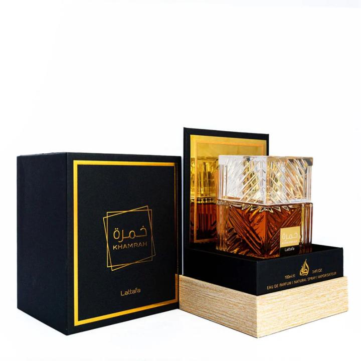 LATTAFA KHAMRAH EAU DE PARFUM  X 100 ML. *****UNISEX EXQUISITA FRAGANCIA ARABE ****