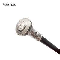 Varita De Caminar Con Relieve De Cabeza De Águila Blanca Y Lechuza Hombre Gentleman Tobogán De Moda 93cm Punta De Goma Material De Eje De Acero - details 5