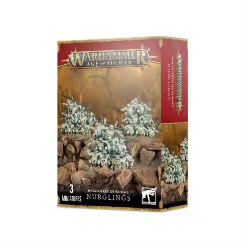 Miniaturas Maggotkin of Nurgle - Nurglings - Warhammer 97-18 - 1