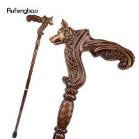 Bastón De Madera Marrón De Moda Para Caminata Decorativo Para Vampirejos Cospaly Fiesta De Halloween Mace Varita Cruz 93cm - details 3