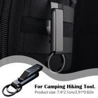 Gancho De Cinturón De Acero Inoxidable Para Llaves De Coche Clip De Llave Molle Herramientas De Exterior Correa De Bolsa - details 0