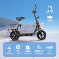 Scooter Eléctrico TWOFISH M5 PRO-E Certificado EEC con Asiento y Cesta Trasera, Motor de 500W, Batería de 48V 13Ah, Neumáticos de 12 pulgadas, Velocidad Máxima de 40 km/h, Autonomía de 30 km, Frenos de Disco Duales, Amortiguadores Delanteros y Traseros - details 5