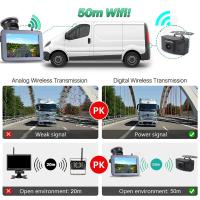 Cámara De Retrovisión Inalámbrica HD 1080P AHD Para Camión Autobús Coche Monitor De Estacionamiento Con Visión Nocturna WIFI Tamaño 4.3/5 Pulgadas - details 2