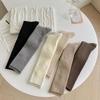 Calcetines Altos De Oveja Para Mujer Estilo Universidad Otoño Invierno Color Sólido Casual Cálido De Lana Y Cashmere Paquete De 2 Pares - details 15