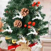 Set De 12 Pintorescos Collares De Reindeer Para Navidad Decoraciones De Árbol De Navidad Con Colgantes De Mini Cerdos Esenciales Para Decorar Fiestas De Fin De Año - details 4
