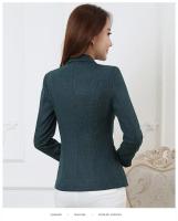 Chaqueta De Negocios Para Mujer Estilo Lady Oficina Elegante Y Ajustada Cierres Únicos Blazer Formal Para Todas Las Estaciones - details 20