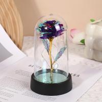 Rosa Artificial De 16CM Con LED Flores Creativas Para Decoración De Hogar Regalos Para San Valentín Día De La Madre Bodas - details 13