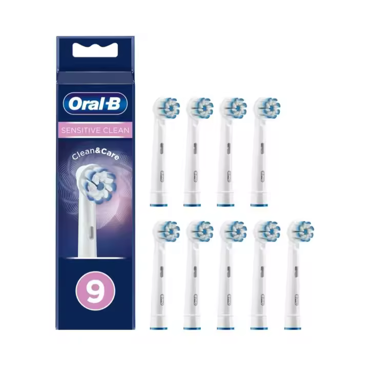 Oral B Cabezales de Repuesto Cepillo de Dientes Eléctrico Sensitive Clean Clean&Care - 1