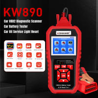 KONNWEI KW870 KW880 KW890 Analizador De Batería De Coche 12V Herramienta Diagnóstica 3 En 1 OBD2 Escáner Lector De Códigos Compatible Con Varios Modelos De Coche - details 3