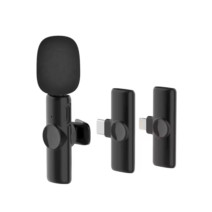 DAM. Micro de solapa K11, Plug & Play. Reducción de ruido, bajo retardo, inalámbrico, 2.4GHz. Para iOS y Android. 6,5x1x2,5cm - 1