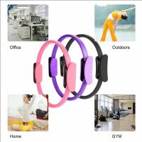 Anillo De Yoga Para Mujer Y Niña Ejercicio En Casa Resistencia Elástica Pilates Circulo De Entrenamiento Fitness - details 2