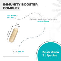 DEFENSAS INMUNITARIAS FORTE  Vit C + Equinacea + Própolis + Reishi + Zinc + Selenio + Hierro  Vitaminas Sistema Inmunológico Puro  IMMUNITY BOOSTER 60 Cápsulas Nutralie - details 2