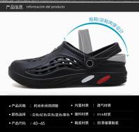 Sandalias De Hombre EVA Para Playa Y Jardín Verano 2023 Casual Comodidad Sin Talla Interior Material De Suela EVA - details 6