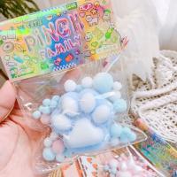 Juguete De Alivio De Estrés En Forma De Pata De Gato Suave Y Adhesivo Juguete De Alivio De Presión Para Relajación Cute Squeeze Toy Para Adultos Y Niños - details 4