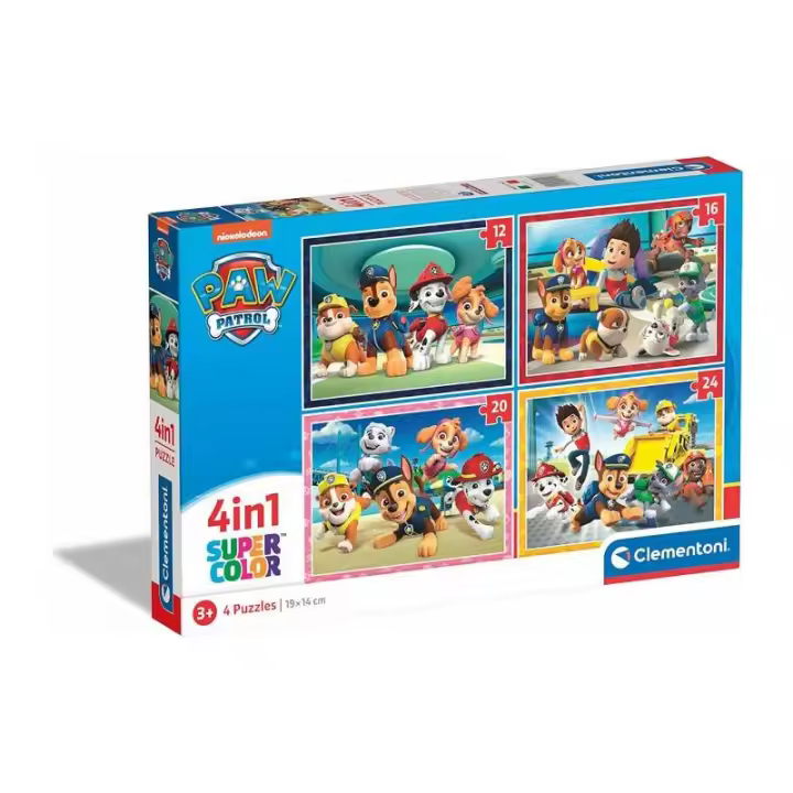 PAW PATROL 4 PUZZLES PROGRESIVOS DE CLEMENTONI - 1