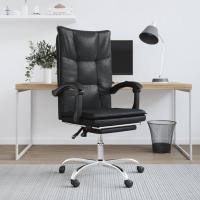 vidaXL Silla de oficina reclinable cuero sintético en color Rosa/Negro | cómodas modernas ergonómicas para comedor cocina salón hogar - details 1