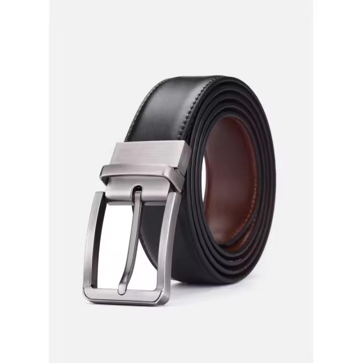 Cinturones para Hombres with Hebilla Giratoria, Ideal para Pantalones, Jeans, Trabajo Casual y de Negocios - 1