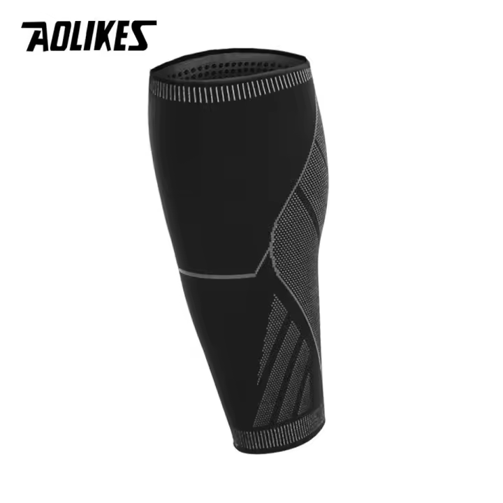 AOLIKES 1PCS Medias De Compresión Para Pies Y Piernas Elasticidad Alta Para Baloncesto Voleibol Ciclismo Fútbol Deporte Leggings - 1