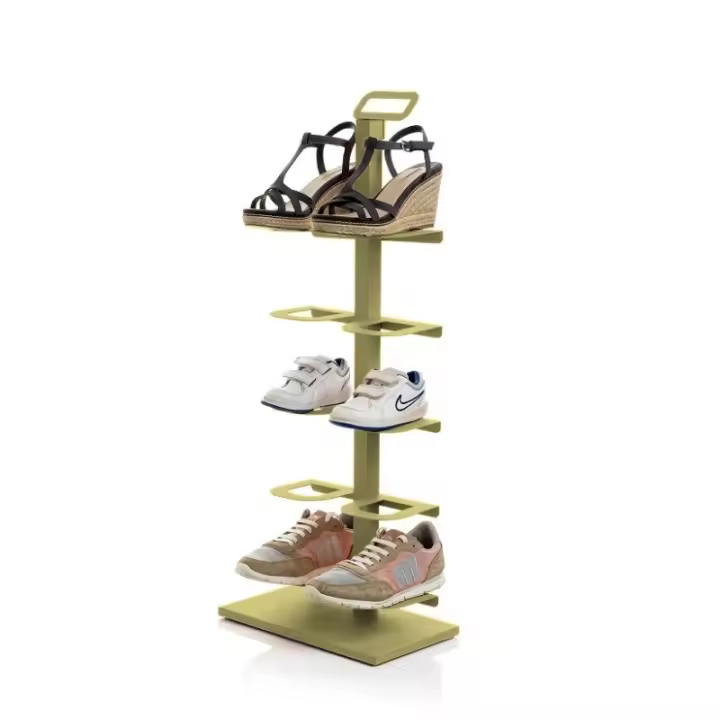 DON HIERRO - Estante Zapatero, zapatero estrecho para armario, hasta 5 pares de zapatos, metal. TIDY- - 1