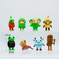 8pcs/Set Figuras De Acción PVC Mini Tung Tung Sahur Modelo Italiano Brainrot Juguete Para Adolescentes Y Adultos - details 3