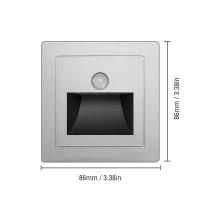 Detector De Movimiento PIR Sensor LED Para Escaleras Inducción Infrarroja Luz Humano Bajo Techo Decoración Dormitorio - details 12