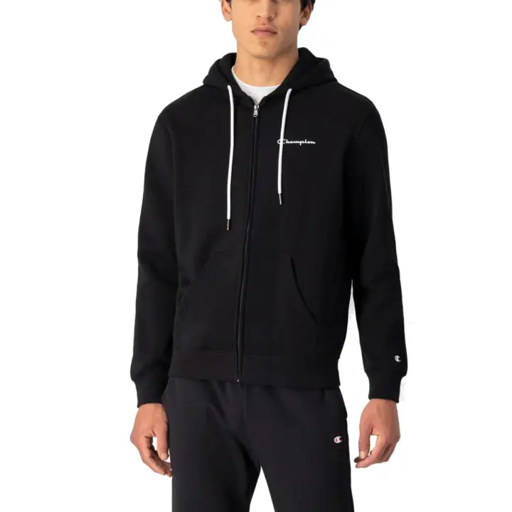 Sudadera Champion con Capucha Ajustable para Hombre en Negro - 1