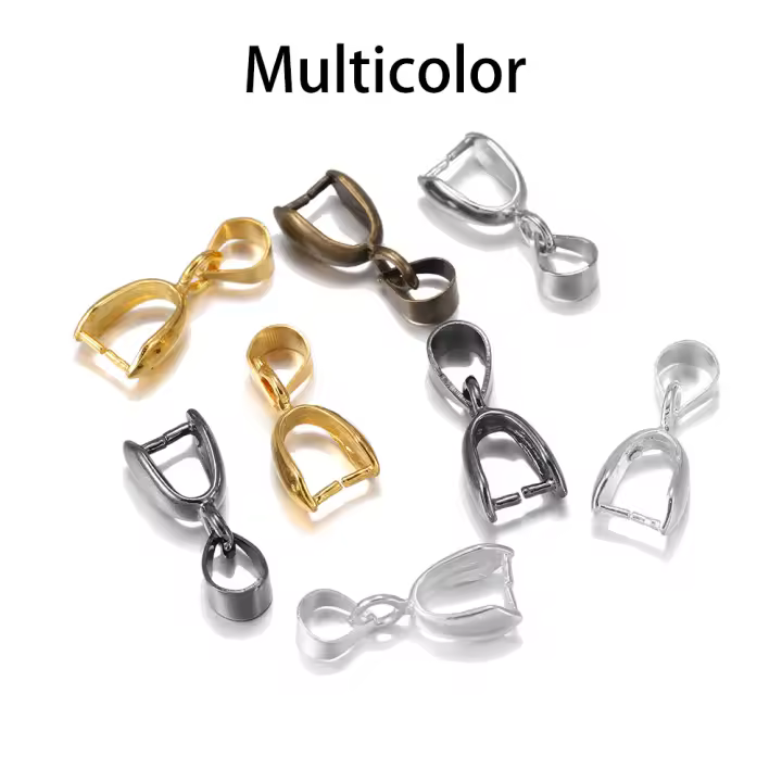 50pcs Encapsuladores De Semillas De Melón Hebilla Colgante Conector Clip Para Joyería Accesorios De Metal De Cobre - 1