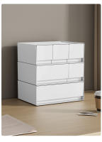 Organizador De Mesilla Plegable De 1/2/3 Capas Caja De Almacenamiento Para Cosméticos Y Suministros Del Hogar Ecológico Y Moderno - details 11