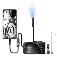 Cámara De Endoscopia Con Luz 1920P HD Borescope 8 Luces LED Ajustables Dual Lente IP67 Impermeable Cámara De Inspección - details 13