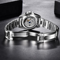 Reloj Mecánico Para Hombre PAGANI DESIGN 2025 PD-1662 Resistente Al Agua 100M Cristal De Zafiro GMT Con Coronación De Mano Automática Y Múltiples Zonas Horarias - details 20