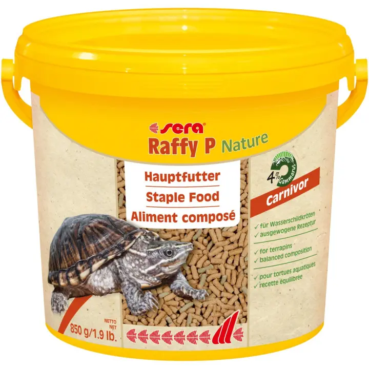 Sera Raffy P Nature - Alimento Equilibrado para Tortugas Acuáticas - 1