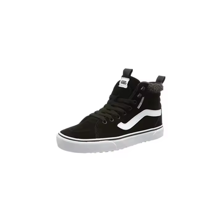 CANVAS VANS NEGRAS CON PELO - 1