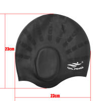 Gorro De Natación Impermeable De Silicona Con Bolsillos Para Las Orejas Adecuado Para Hombres Y Mujeres Elástico Alto Protección Para Los Cabellos Largos Deporte Acuático En La Piscina - details 1