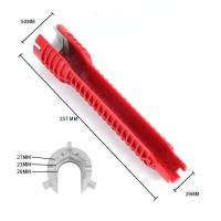 Llave De Multifunción 8 En 1 Para Baño Y Plomería Herramienta De Reparación De Grifo Y Tapa De Piscina Llave Abierta De Acero Carbono Con Doble Finalidad - details 5