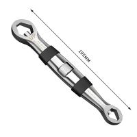 Llave Universal Multifuncional 23 En 1 Set Ratchets Ajustable 7-19mm CR-V Herramienta Manual Flexible Para Reparación De Coches - details 1