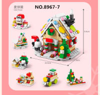 Juego De Bloques De Construcción Navideño Con Luz Cálida Set De Construcción Creativa De Un Domo De Reindeer Y Tren Para Niños Juguetes Educativos Regalos De Navidad - details 7