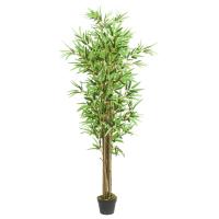 vidaXL Árbol de Bambú Artificial con Hojas Planta Falsa en Maceta Dimensiones 14 x 80 cm (368 hojas),  16 x 120 cm (552 hojas),  16 x 150 cm (828 hojas) y mas - details 1