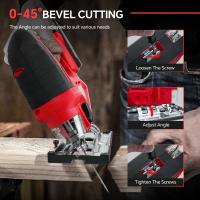 Sága Juego Sin Cable Con Inclinación 0°- 45° Y 3 Ajustes Orbital Con Luz LED Para Tronco De Madera Compatible Con Batería Milwaukee 18V (No Incluye Batería) - details 2