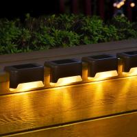 Lámparas De Paso Solares LED 4/8pcs Impermeables Para Exteriores Iluminación De Patio Jardín Camino Decorativo Con Luz Solar - details 0