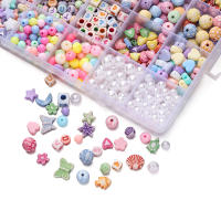 Kit De Manualidades Para Pulseras De Amistad Con 780 Piezas De Abalorios De Acrílico Y Imitación De Perla Forma De Estrella Colorida Para Creación De Joyería DIY Unisex - details 4