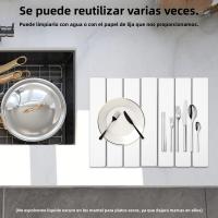 Alfombrilla De Secado De Cocina Plegable Absorbente Antideslizante Para Tazas De Café Accesorios De Cocina Ecológicos De Piedra - details 2