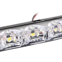 Luces Diurnas LED Super Brillantes Para Coche DRL 6 LEDs Luz De Estilo Para Vehículo Material PPC + Aleación De Aluminio - details 3